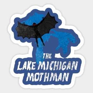 The Lake Michigan Mothman Sticker